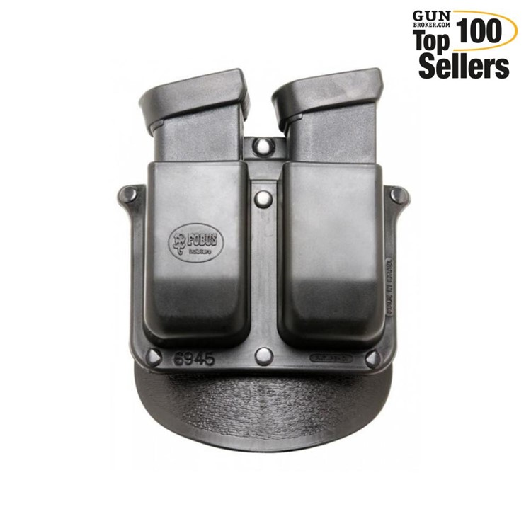 FOBUS Paddle .45 DBL-STACK DOUBLE MAGAZINE POUCH, Ambi (6945HP)-img-0