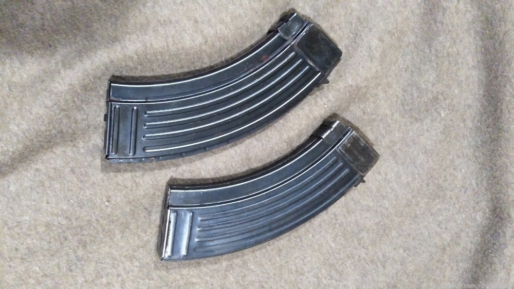 (2) Zastava M70 AK 47 30 round magazines blued steel -img-2