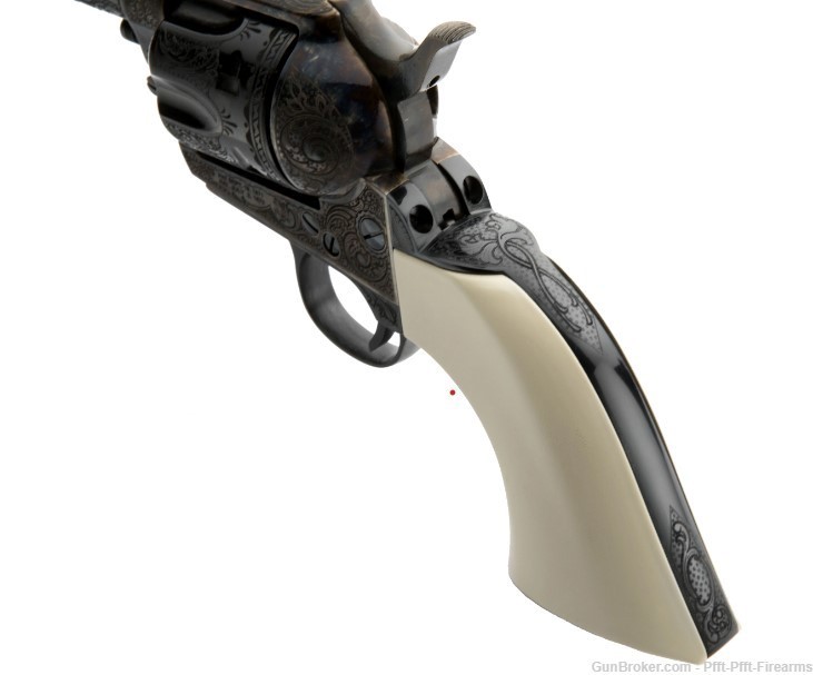 Pietta 1873 Del Rio Deluxe 45 Colt Engraved Revolver-img-3
