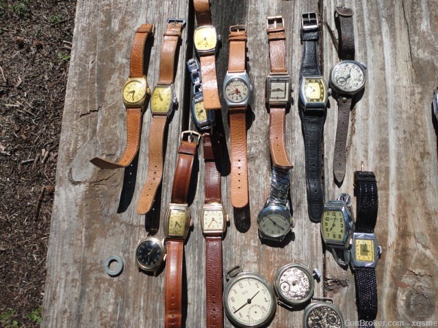 Wrist Watch Collection 1920's thru 1940's -img-2