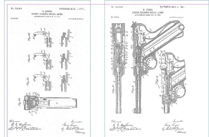 Luger Mod. 08 Measured Drawings, Blueprints, 45 pages!-img-2
