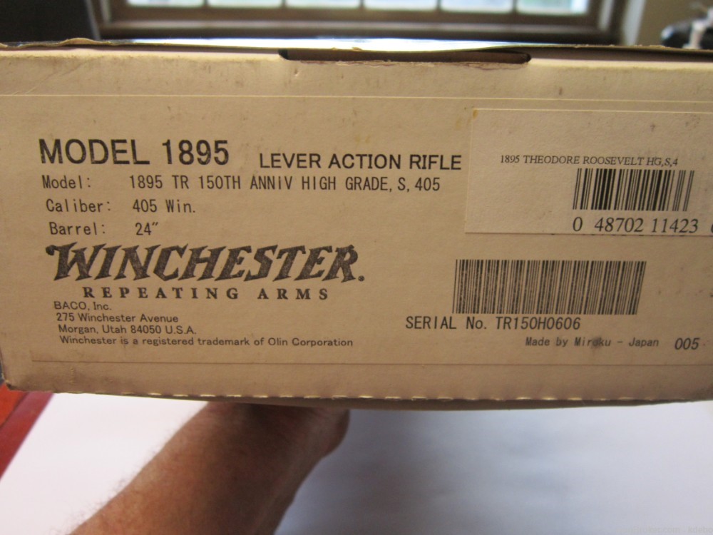 405  WINCHESTER model 1895 - 150th ANN.  HIGH GRADE, Teddy Roosevelt, UNFIR-img-7