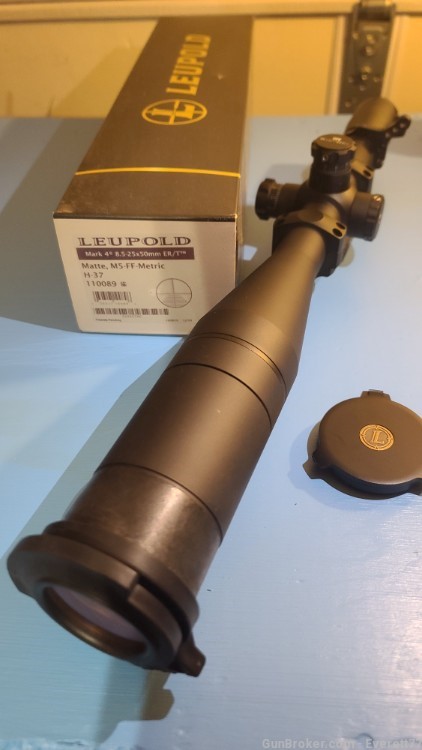 Leupold Mark 4 er/t 8.5-25×50, horus-37 ffp reticle with Sunshade and mount-img-3