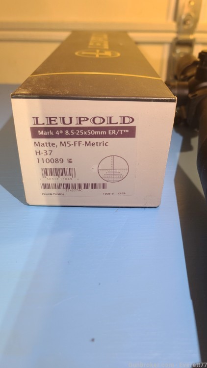 Leupold Mark 4 er/t 8.5-25×50, horus-37 ffp reticle with Sunshade and mount-img-4