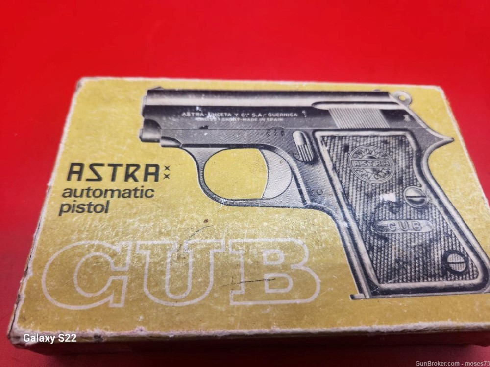 Astra Cub Semi Auto 22 Short Made In Spain.-img-1