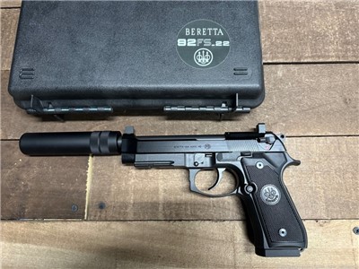 Beretta 92FS .22LR w/ Faux Suppressor, DA/SA, $25 SHIPPING