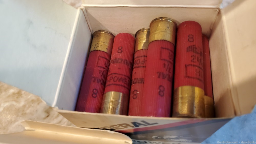 28 Gauge Federal Hi-Power shells 72 count #8 2-3/4" 3/4oz  -img-3