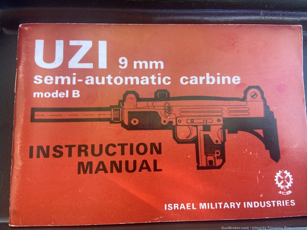 PRE BAN IMI Israel Action Arms Uzi Model B 9mm 25/32 rd mags/case -img-28