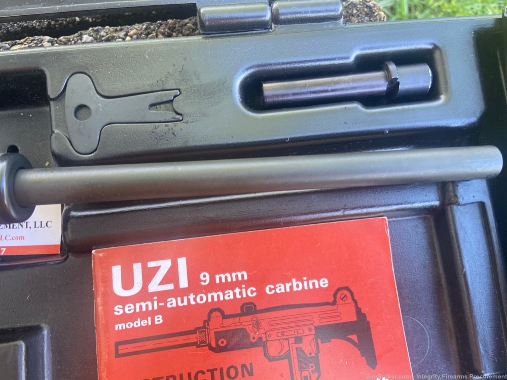 PRE BAN IMI Israel Action Arms Uzi Model B 9mm 25/32 rd mags/case -img-31