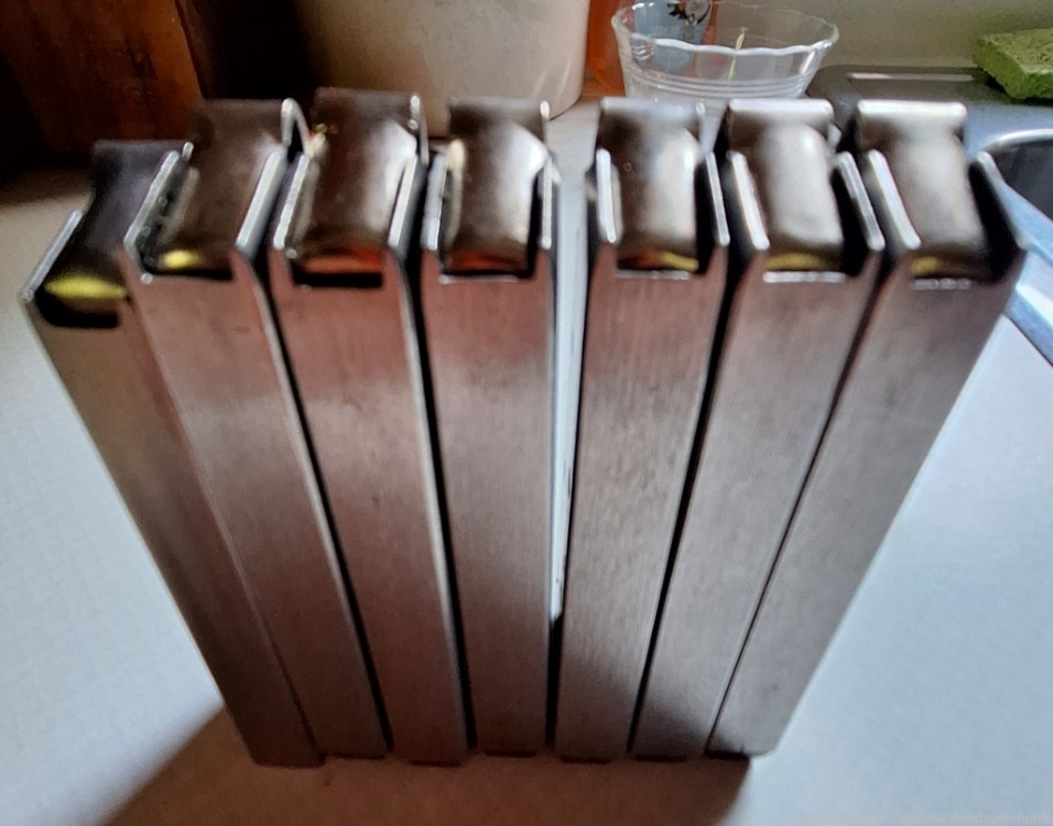 (7) Colt Mustang .380ACP 6 Round Stainless Magazines-img-6
