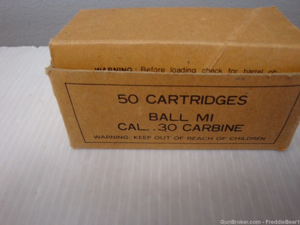 Lot Of 192 Rounds Of 30 Carbine Ammo - Excellent Condition-img-1
