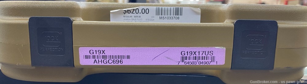 GLOCK G19X 9MM FDE 19+1 4" G19X17US NEW-img-1