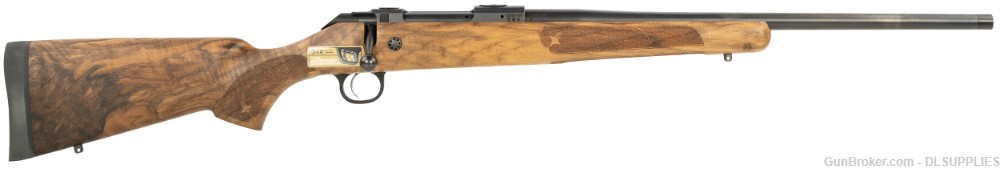 CZ USA 600 ST2 LUX AMERICAN HIGH GRADE GLOSS FINISH DELUXE WALNUT 20" .308-img-0