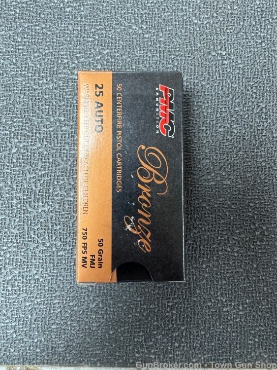 PMC 25 Auto 50 Grain FMJ 1000 Round Case #25A-img-3