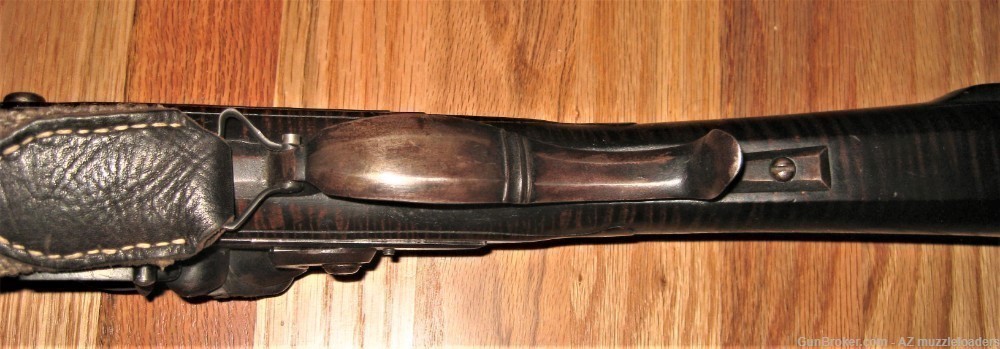 Colonial Period Flintlock Rifle, 54 Cal, Mike Brooks, 44" Swamped Barrel-img-8