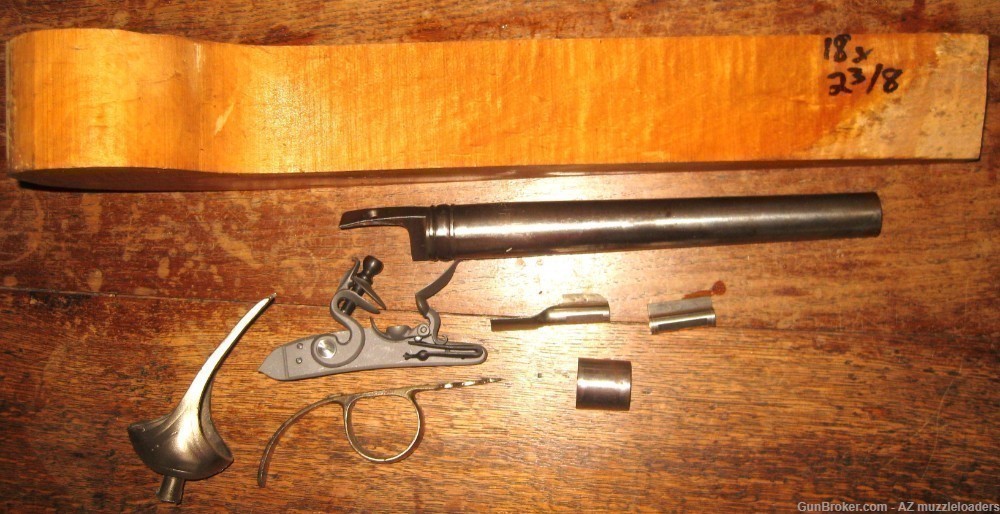 Pistol Parts Set, Barrel, 9 1/4" x 1.14" taper 0.915", 0.732 Caliber, L&R F-img-3