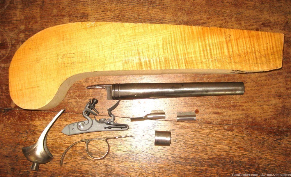 Pistol Parts Set, Barrel, 9 1/4" x 1.14" taper 0.915", 0.732 Caliber, L&R F-img-0