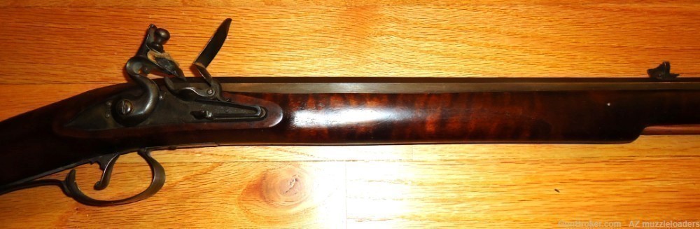 Southern mountain rifle. Colerain swamped 44",  40 Cal, Chamber's Flintlock-img-2