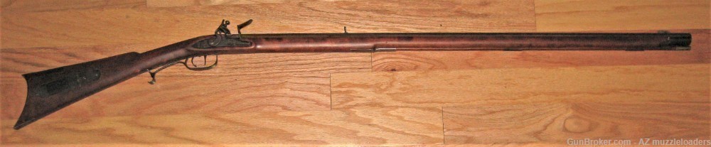 Jack Garner Custom 40 Cal Flintlock Southern Mountain Rifle Siler, Green Mt-img-0