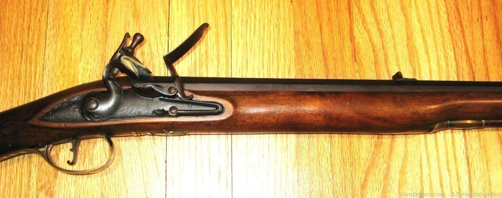 Mike Gahagan built English Sporting Rifle.  54 Cal Swamped Rice Barrel-img-2