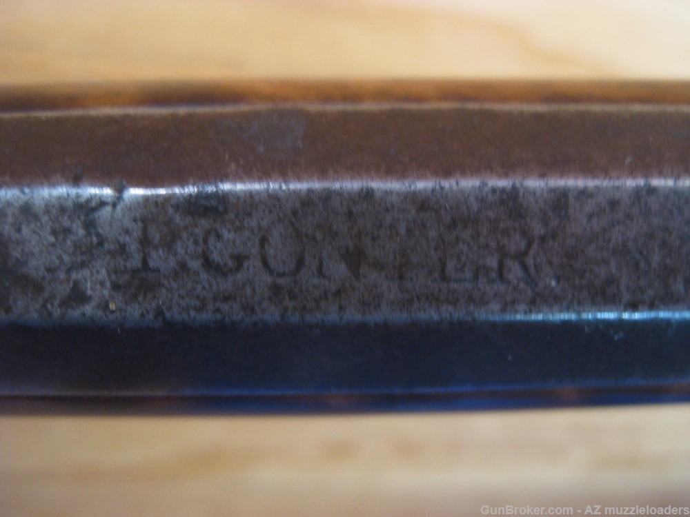 P Gonter Original Rifle, 1800 Flintlock, 46" Swamped.  Muzzleloader-img-3