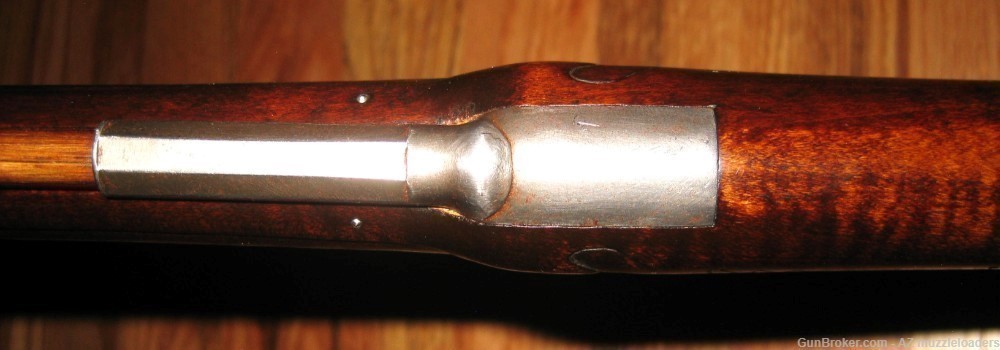 Chuck Edwards Early Flintlock Rifle, 54 Cal, Swamped Barrel, Chamber's Lock-img-16