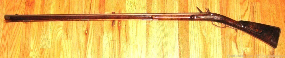 Chuck Edwards Early Flintlock Rifle, 54 Cal, Swamped Barrel, Chamber's Lock-img-7