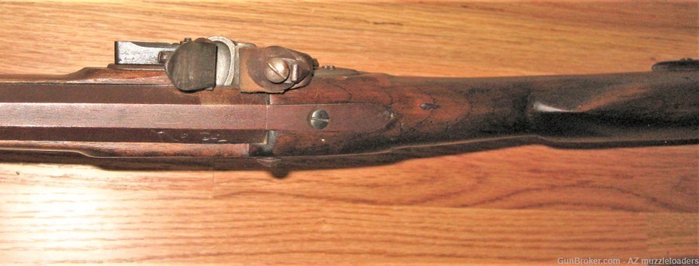 40 Cal Flintlock, Swamped Colerain, Hickory Stock, Chamber's Lock, Custom -img-9