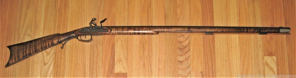 Custom Southern Mountain Rifle, Siler Lock, Curly Maple, 40 Cal, Flintlock-img-1