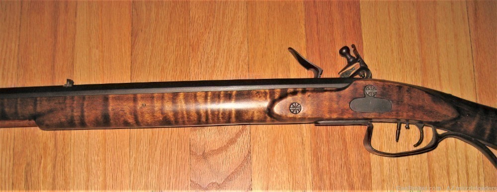Custom Southern Mountain Rifle, Siler Lock, Curly Maple, 40 Cal, Flintlock-img-8