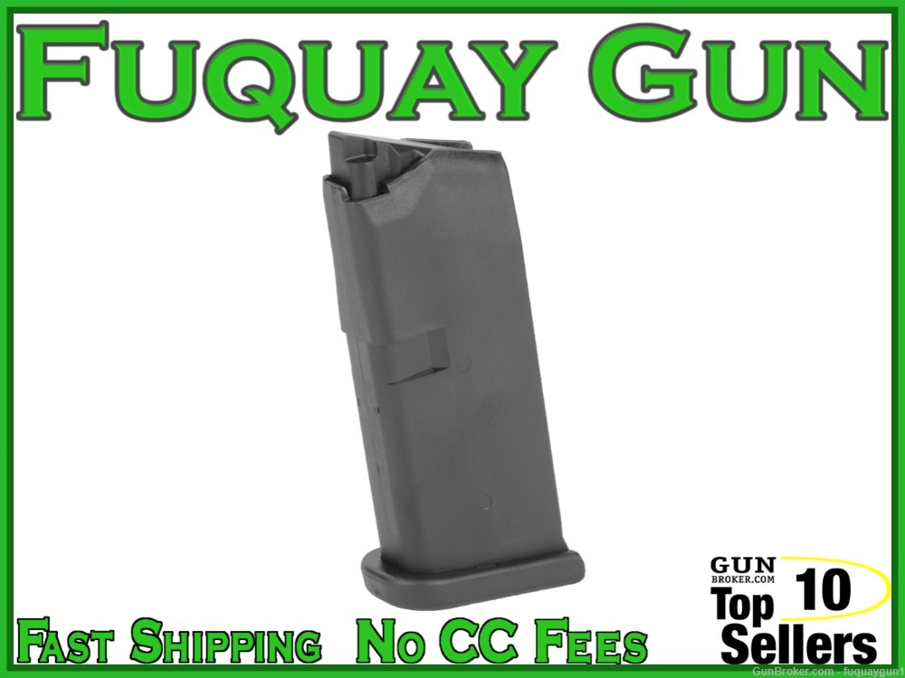 Glock 43 6rd 9mm Magazine G43 Mag Glock-43 Clip-img-0