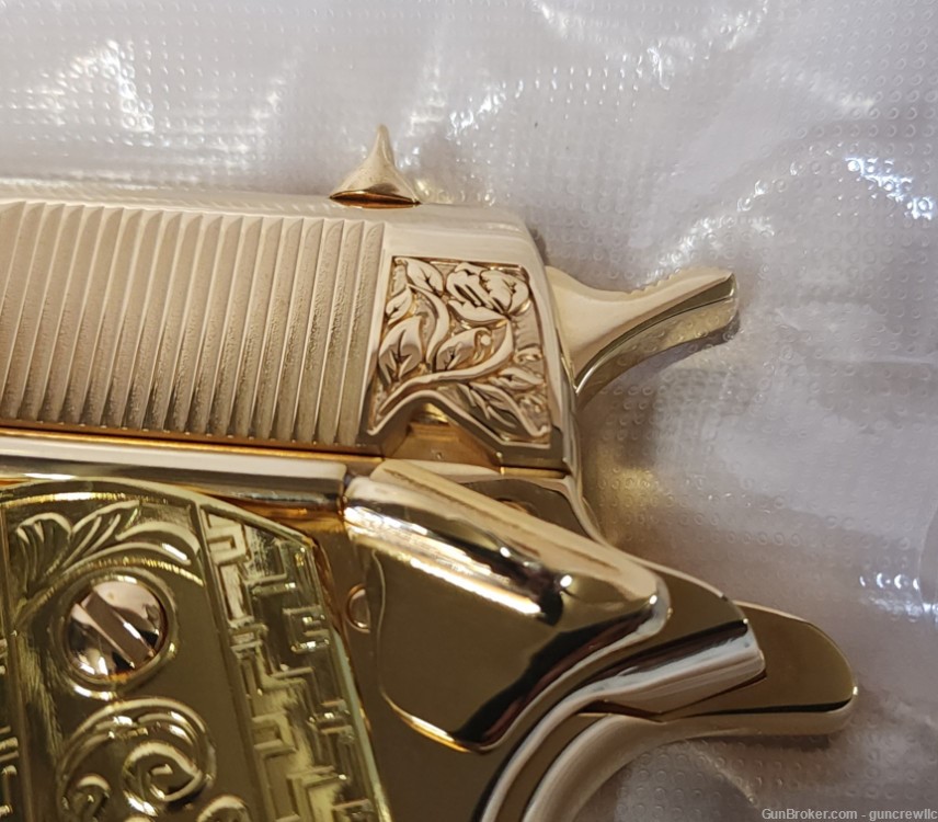 Seattle Engraving Colt 1911 Govt Italian Renaissance 24K Gold 45ACP Layaway-img-8