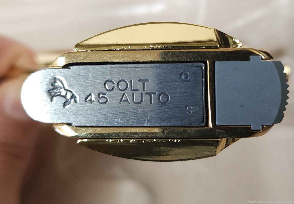 Seattle Engraving Colt 1911 Govt Italian Renaissance 24K Gold 45ACP Layaway-img-11