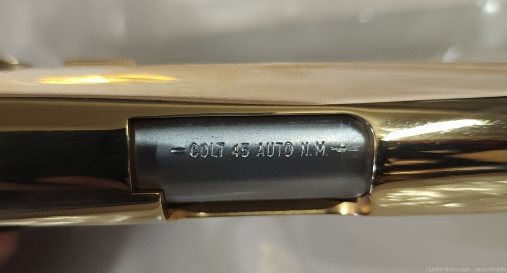 Colt Seattle Engraving Pancho Villa 24K Gold Black Chrome TT 45ACP Layaway-img-19