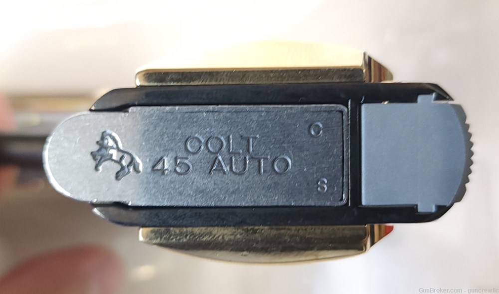 Colt Seattle Engraving Pancho Villa 24K Gold Black Chrome TT 45ACP Layaway-img-11