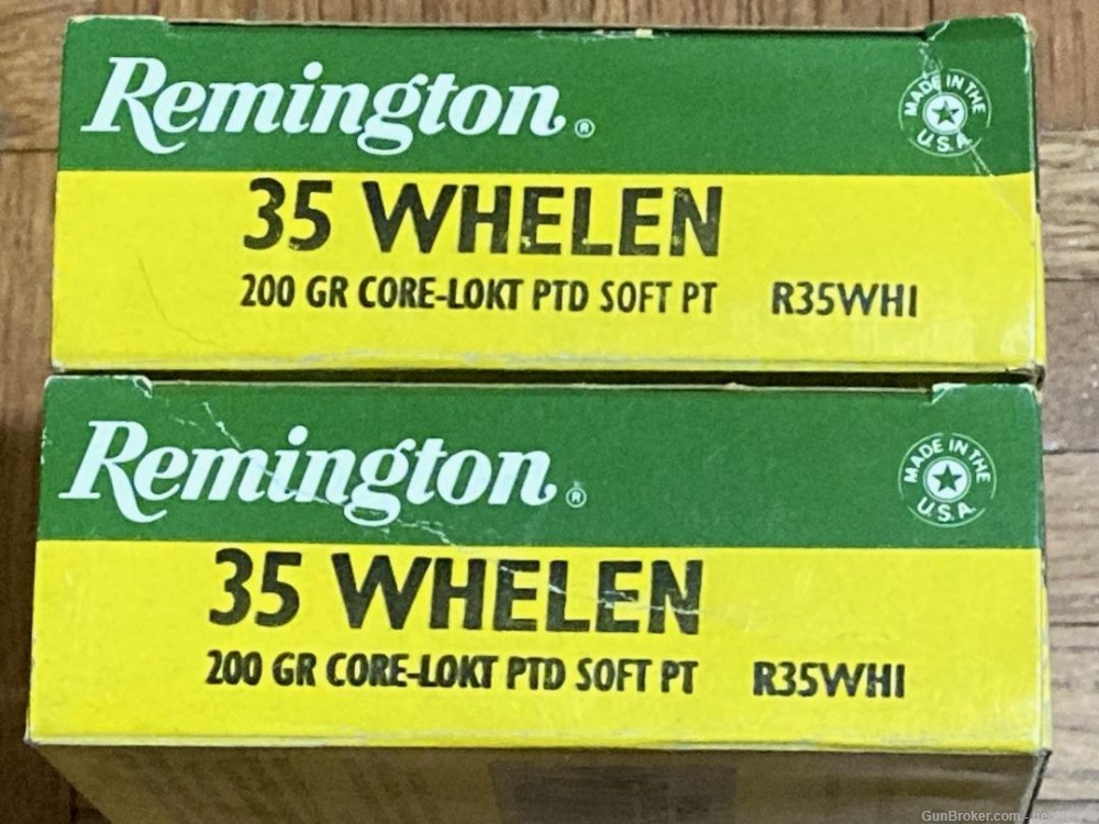 35 Whelen Remington High Velocity 200 gr PSP Rifle Ammo 40 rds R35WH1-img-1