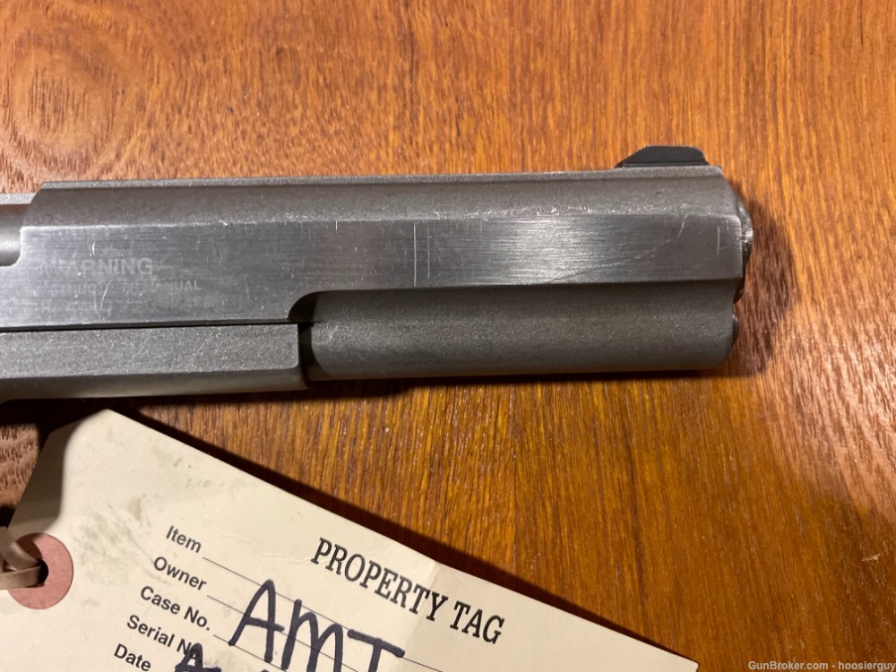 AMT Automag III 30 Carbine Pistol Stainless Steel-img-3