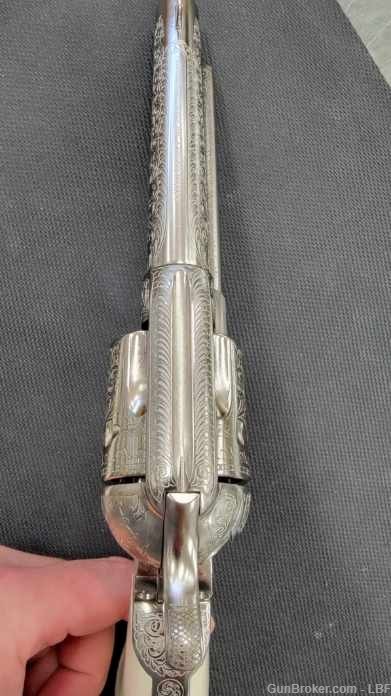 Stoeger 1873 Cattleman .45 Colt 5.5" Single Action, Engraved-img-10