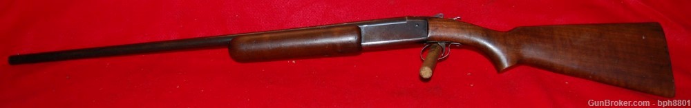 Winchester 37 Single Shot Shotgun 410 Red Letter Pigtail Narrow Hammer-img-1