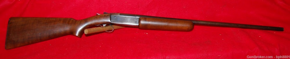 Winchester 37 Single Shot Shotgun 410 Red Letter Pigtail Narrow Hammer-img-0