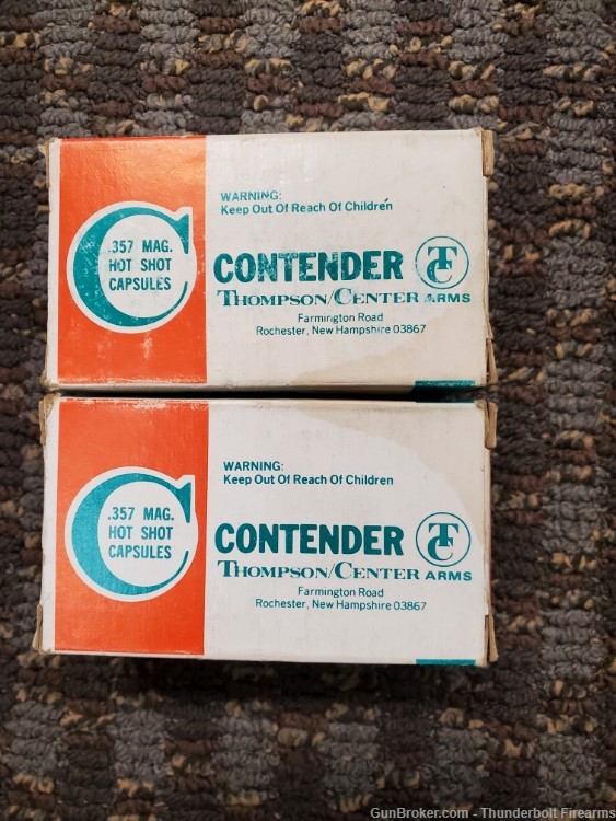 Thompson Center Contender Hot Shot Capsules .357 Mag -img-0