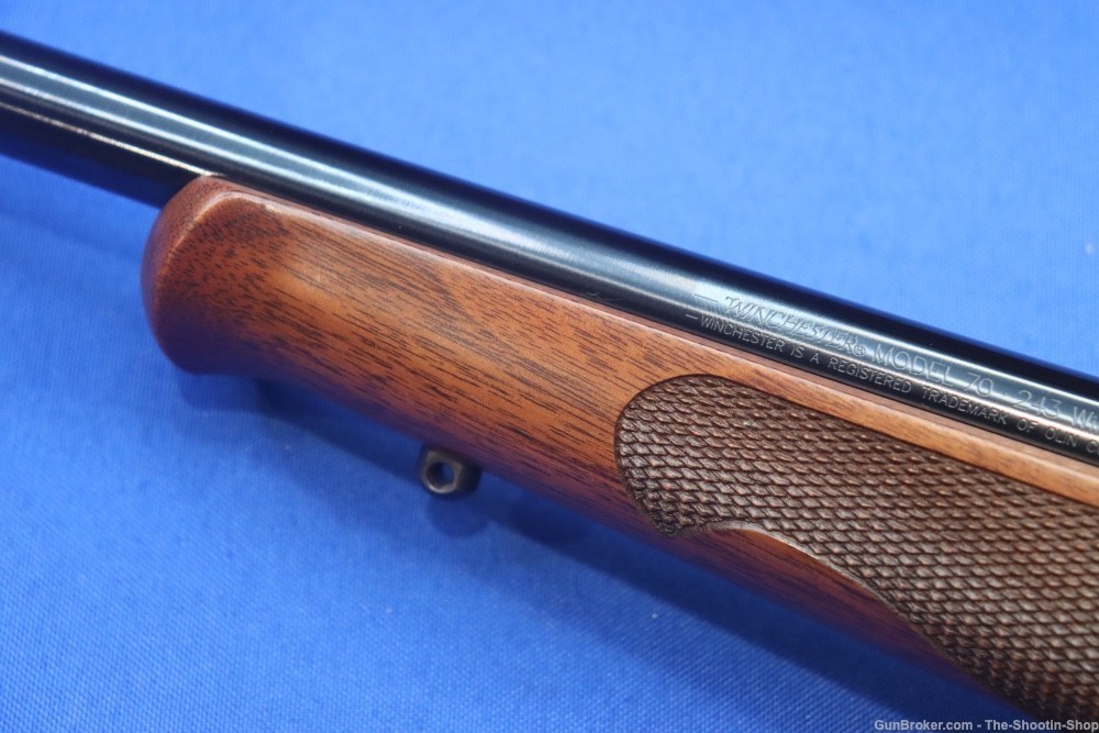 Winchester Model 70 Featherweight Rifle 243WIN 22" Checkered Wood Blued 243-img-18
