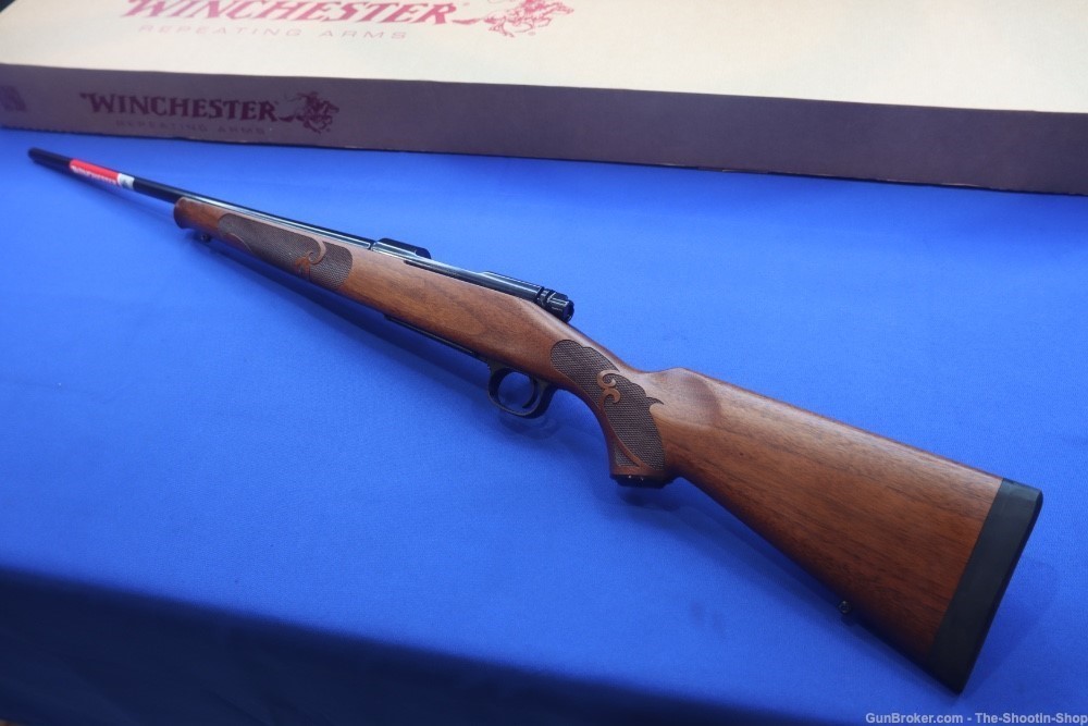 Winchester Model 70 Featherweight Rifle 243WIN 22" Checkered Wood Blued 243-img-9