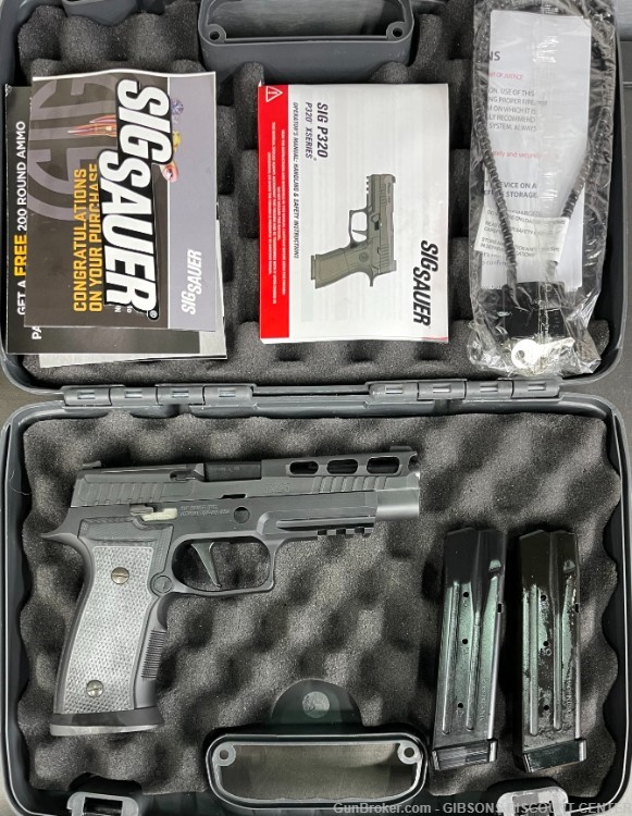 Sig Sauer P320 AXG Pro, 9mm, 2 Mags, Great Condition in Box w/ Papers-img-0
