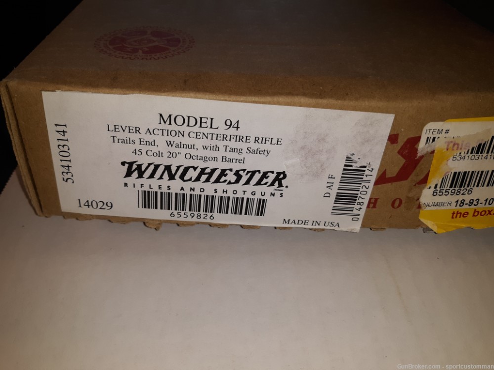 Winchester 94 Trails End 45 Colt 20" Octagon barrel crescent butt-img-28