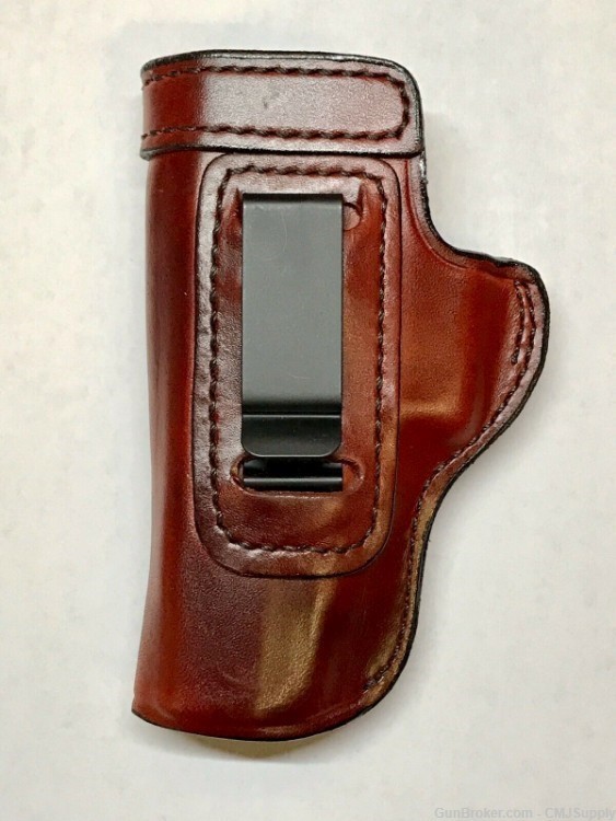 LH Glock 17 22 31 Brown Leather IWB Pocket Clip Don Hume Holster-img-1
