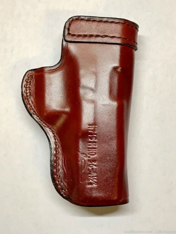 LH Glock 17 22 31 Brown Leather IWB Pocket Clip Don Hume Holster-img-0