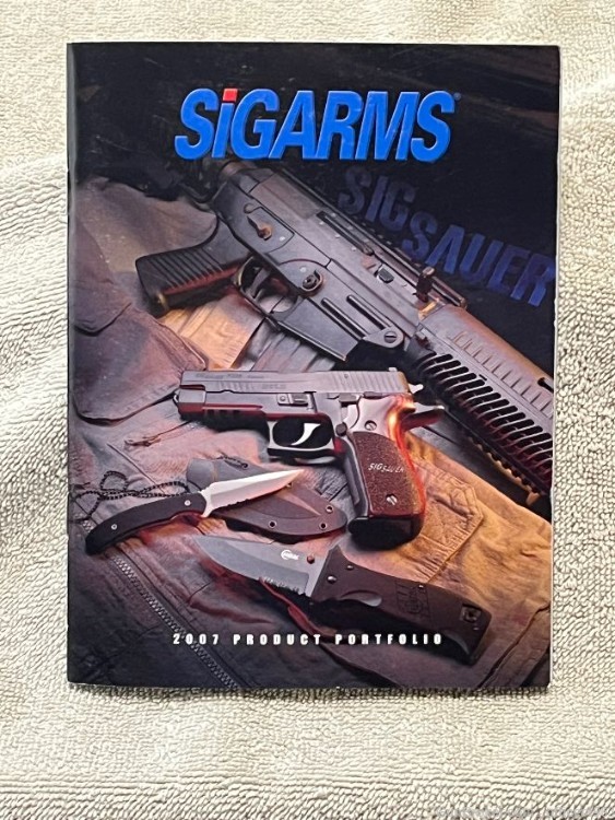 Sigarms Products Portfolio cataloge 2007 sig sauer-img-0