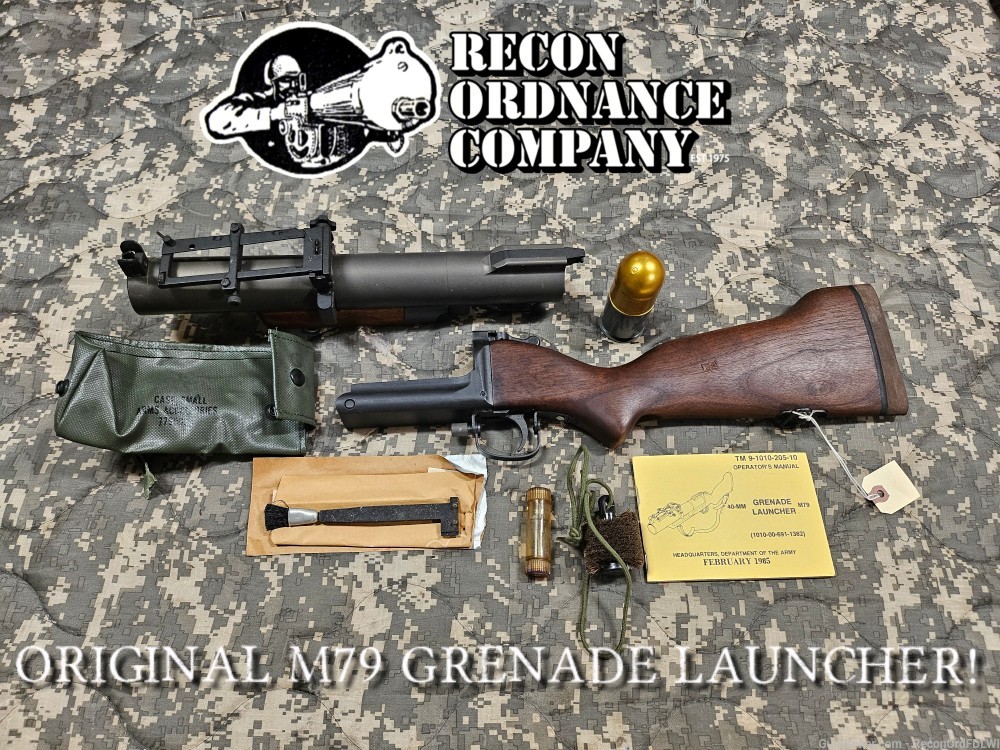 NICE Original USGI M79 Grenade Launcher M-79 M 79 with Extras!-img-0