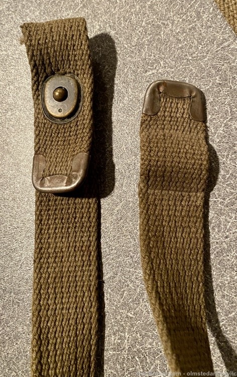 M1 Carbine C-tip sling Stock Pouch and Belt pouch all nice WW2 -img-3